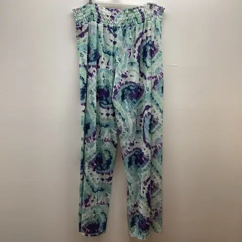West Loop 2x$18 Size X-Large Tye Die Wide Leg Palazzo Pants Beachwear. New - Image 4