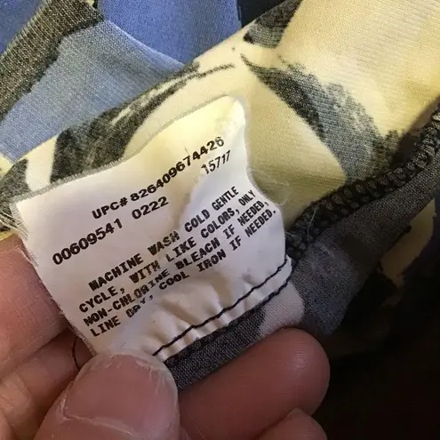 Retro Y2K bright floral top