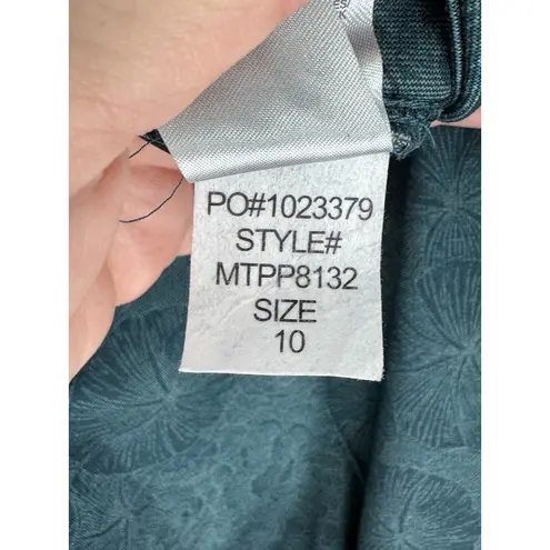 NYDJ Modern Leggings pull on slimming floral design Cheshire Hill Size 10