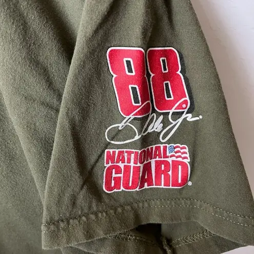 2014 Superman Hall of Heroes Dale Jr T Shirt Green Medium M Graphic Tee