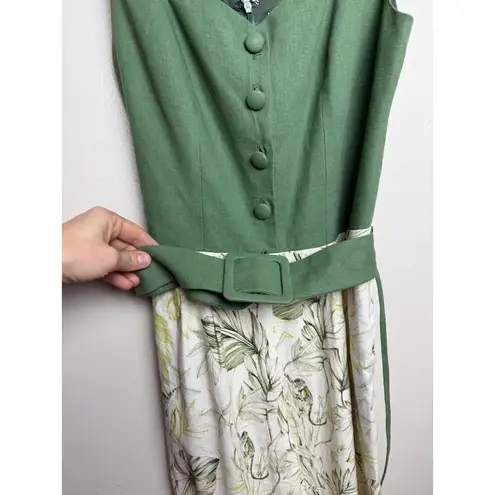 Anthropologie  Gal Meets Glam Rachel Button-Front Jumpsuit Sz. 2