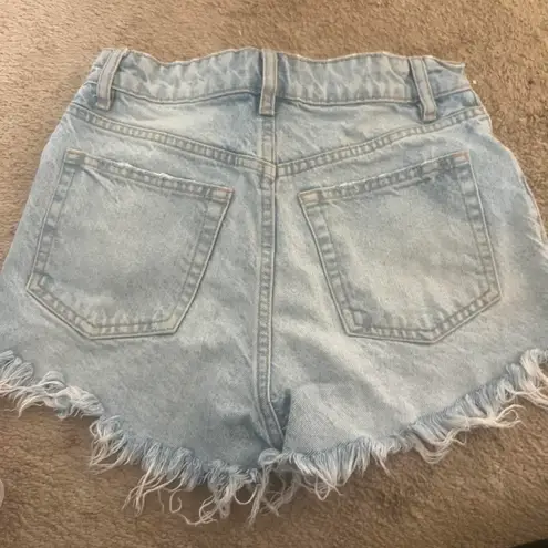 ZARA jean shorts high waisted