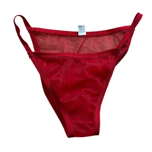 Seductive Wear by Cinema Etoile Red White Fur Trim Babydoll Teddy Lingerie XL