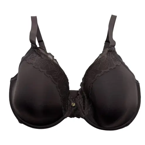 Natori Size 32DDD Bra 7313219 Refined Contour Underwire Gunmetal Cool Touch Gray