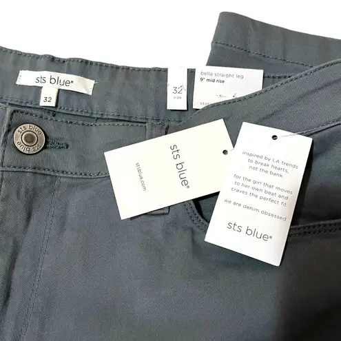 sts blue SIZE 32 Bella Five Pocket Straight Leg Pant - Steel Blue - Stitch Fix