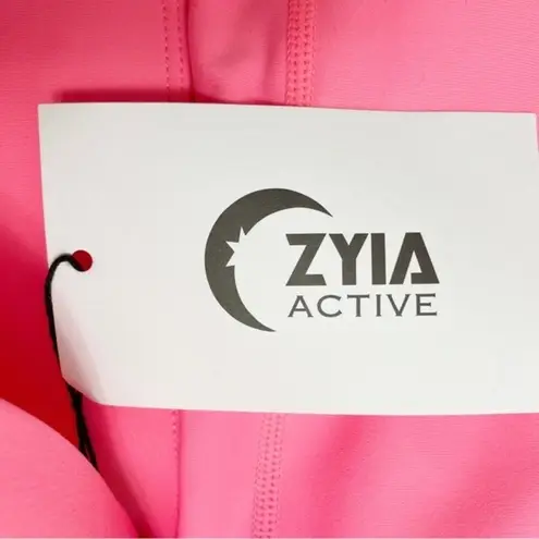 Zyia NWT Active Hot Coral Pink All Star Sports Bra One More Rep Size Small NEW
