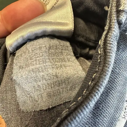 MOTHER Denim Jeans Womens 24 High Waisted Looker Ankle Fray in Midnight