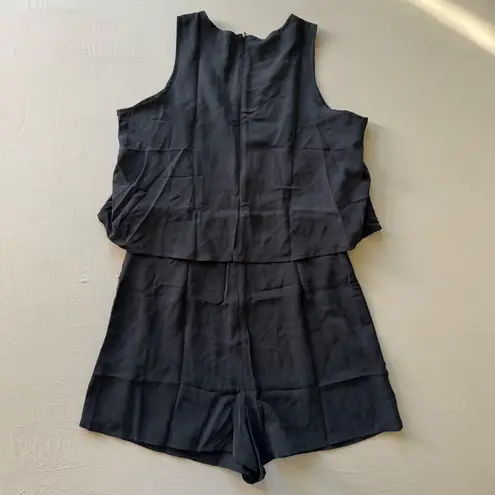 dokotoo. Sleeveless Chiffon Ruffle Jumpsuit Romper