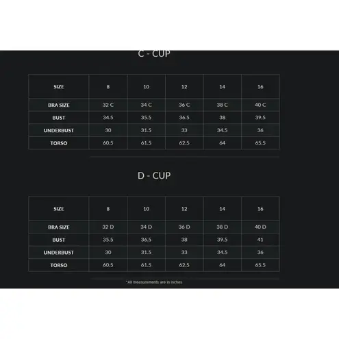 Coco reef Contour Athena Draped Halter Bra Sized Bikini Top Black White 16/40C-D