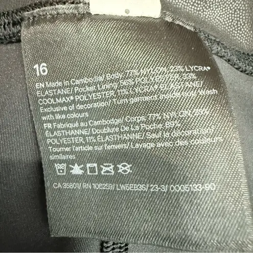 Lululemon  Wunder Train High-Rise Tight 25" Foil Radiate Foil Print Black Size 16