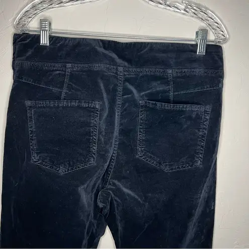 Free People Black In My Feelings Cropped Slim Velvet Flare Pants