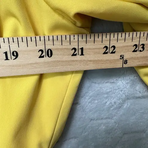 London Fog Womens Bright Yellow Trench Rain Coat XG XL Belted Double Breasted