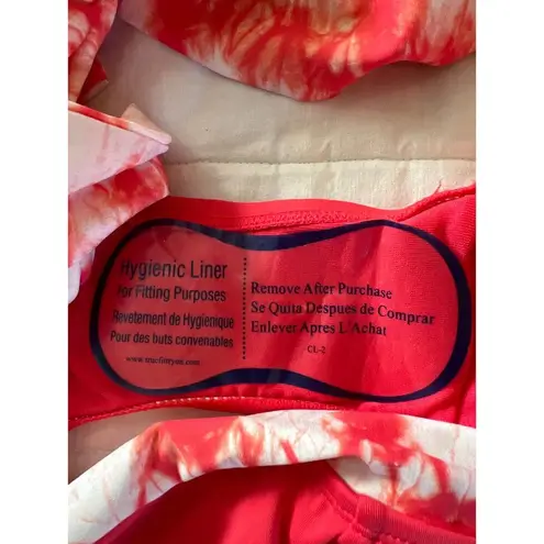 Coco reef Coral/Papaya Swim Bikini Bottom Large NWT