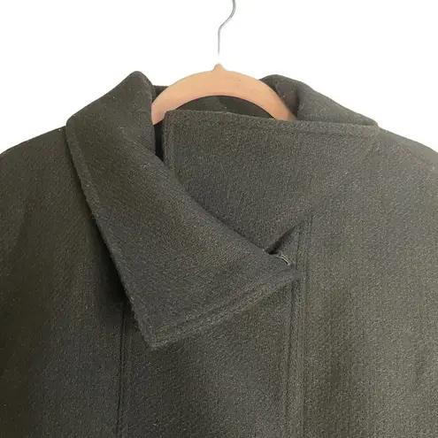 Andrew Marc  Marc New York Black Aerial Cape Wool Coat