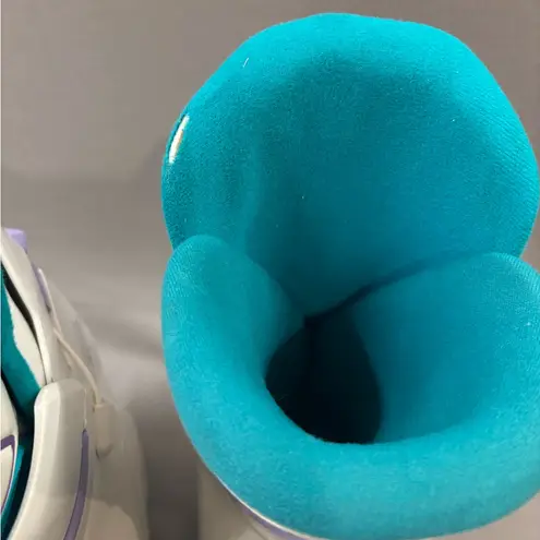 Nordica N757 vintage rear entry 80s 90s White and Purple Ski Boots 260