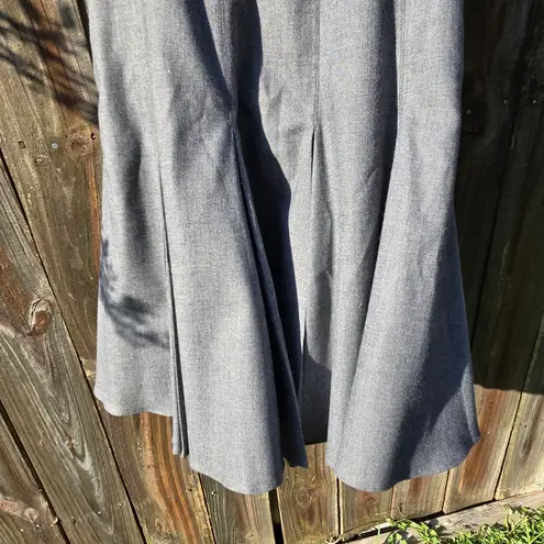 Adam Lippes  Gray Sheath With Pleats. Sleeveless Dress Size 6