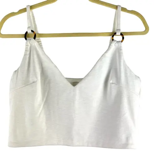 MINKPINK Tortoise Shell Ring Deep V Cropped Cami Size Large Boho thumbnail 3