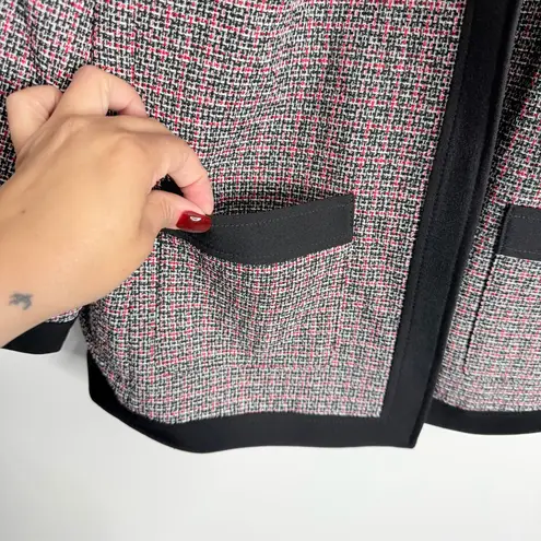 NWOT Kasper Tweed Collarless 3/4