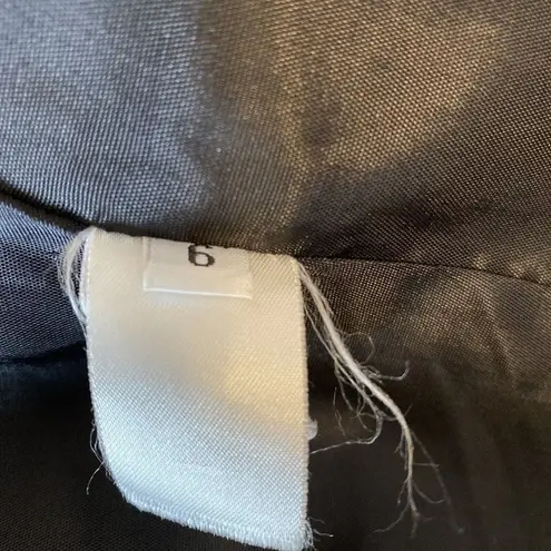 Marvin Richards Vintage Womens Peacoat 6 Black Wool Anchor Buttons Made in USA