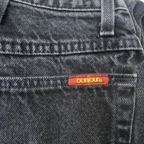 Bonjour Vintage 80s High Waisted Black Jeans