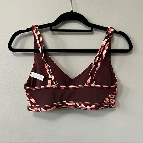 Aerie OFFLINE by  Goals Plunge Sports Bra in Maplewood Size L New