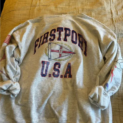 Port Beach Gray Hoodie Size L