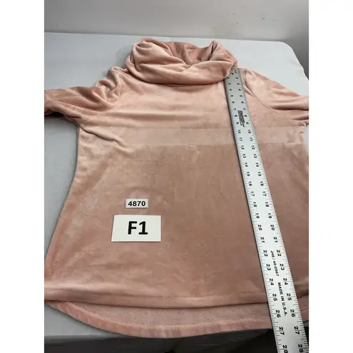 Womans Marc NY Performance Pull Over Sweater XL Mauve Cowl Neck Long Sleeve Pink