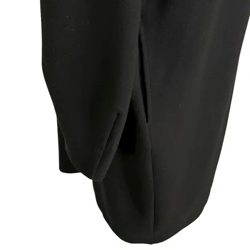 Scotch & Soda Oversized Sweater Sweatshirt Dress with Zipper Black Size L