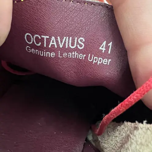 L'ATISTE L'Artiste Heeled Lace Up Red Shoe Octavius Womens Size 41