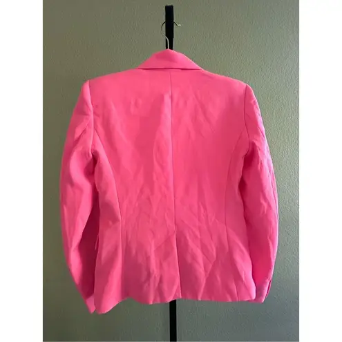 Generation Love Delilah Crepe Blazer in Ultra Pink Size XS