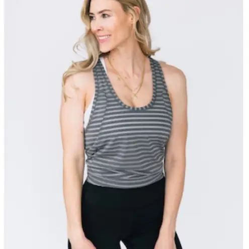 Zyia NWT Gray Nimbus Split Back Tank XL