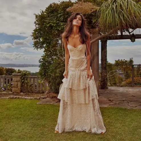 Alice McCALL NWT Sandstorm Wedding Gown Lace Dress US 2 Mermaid $995