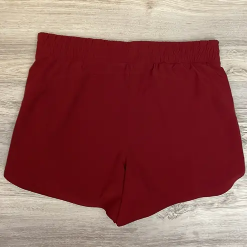 Avia Red Women's Pull On Elastic Waist Athletic Shorts Size XXL (20)