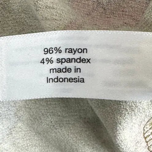 Lane Bryant  Floral Mini Dress Plus Size 18/20 Green V-Neck Boho Cottagecore