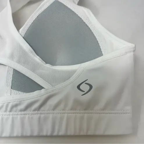 Moving Comfort Vixen High impact sports bra in white size S Small A/B cup NWT