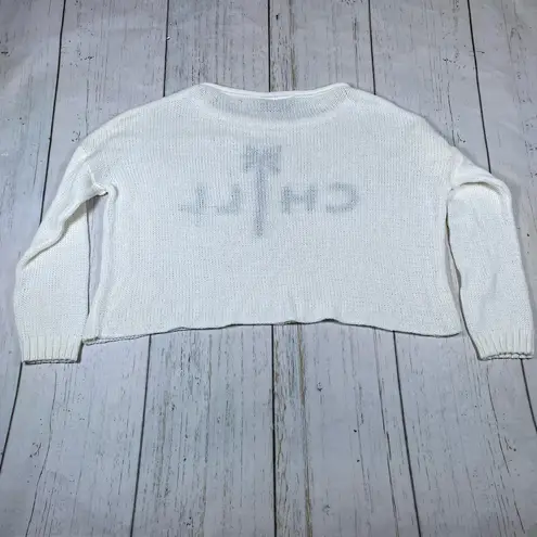 Wooden Ships by Paola Buendia 'Chill' Cropped Drop Sleeve Sweater