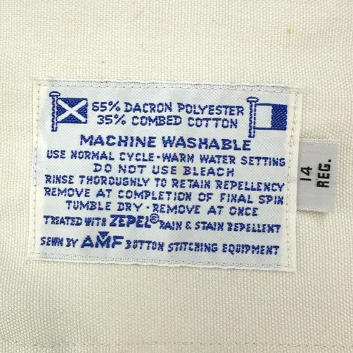 Misty Harbor | Size 14 | VINTAGE '70s Ivory Any Weather Mid