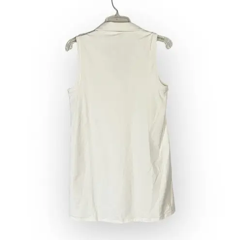 J.Crew Polo Active Dress Women's XS Natural Sleeveless Collared Stretchy NWT