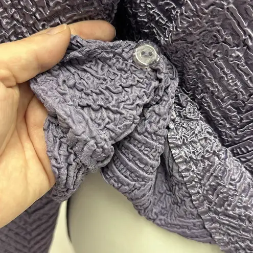 Donna Toran Vintage Crinkle Purple Jacket - Size M