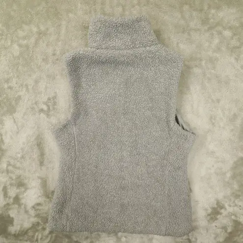 Patagonia  Women's Heather Grey Deep Pile Fleece Vest size Small