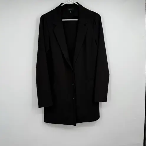 Womens DSTLD Black M 3 Button Blazer Minimalist Business Career Pockets Size M