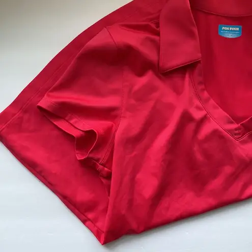 PGA Tour hot pink golf polo, size M
