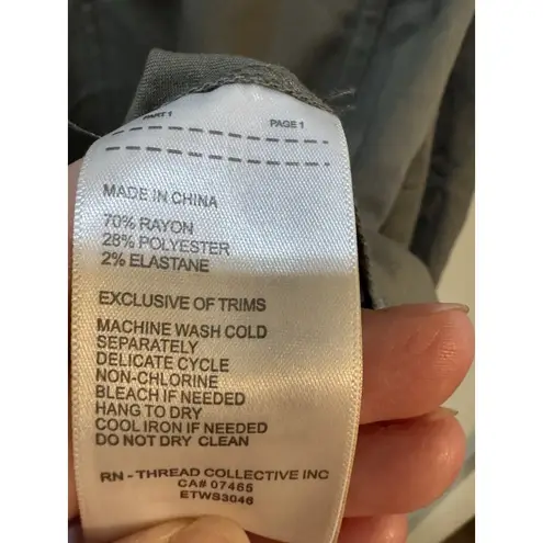 Ellen Tracy Women's Bomber Jacket Drawstring Size XL Utility Camp Lightweight