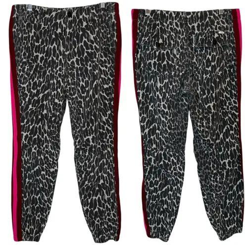 Mother The No Zip Misfit Jogger Jungle Eyes, size 27 Black