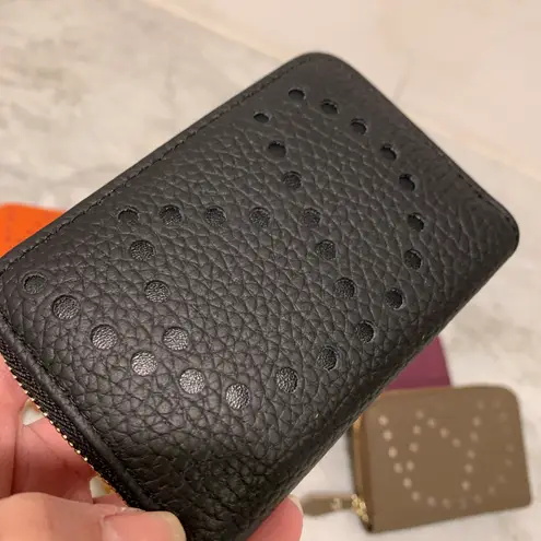 Real leather Card Case Black