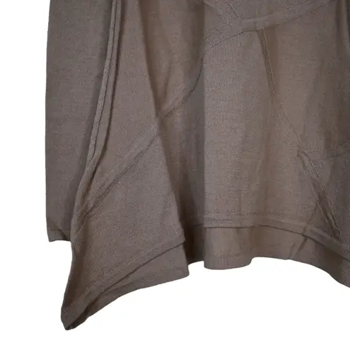 Donna Karan New York Womens M Asymmetric Cowl Neck Wool Blend Sweater NEW