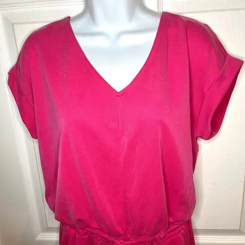 Red Dress Boutique Ces Femme Flirt With Fun Hot Pink Jumpsuit M NWOT Size M