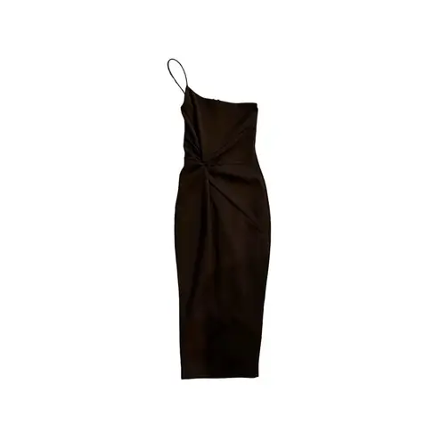 Nookie NWT Women's Size Small Black Lust One Shoulder Midi Dress