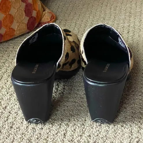 Naturalizer Women’s Leopard Print Clogs 8M