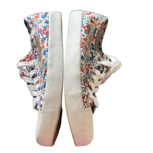 ANTHRO GOLA LIBERTY COASTER FLORAL ROUND TOE SNEAKERS 7 Blue